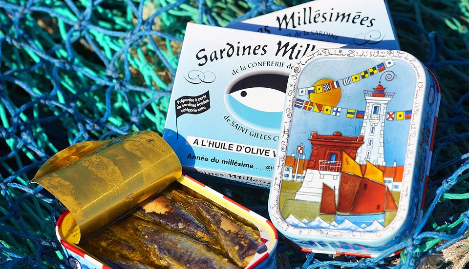 Les fameuse sardines de St Gilles Croix de Vie Camping la Marzelle
